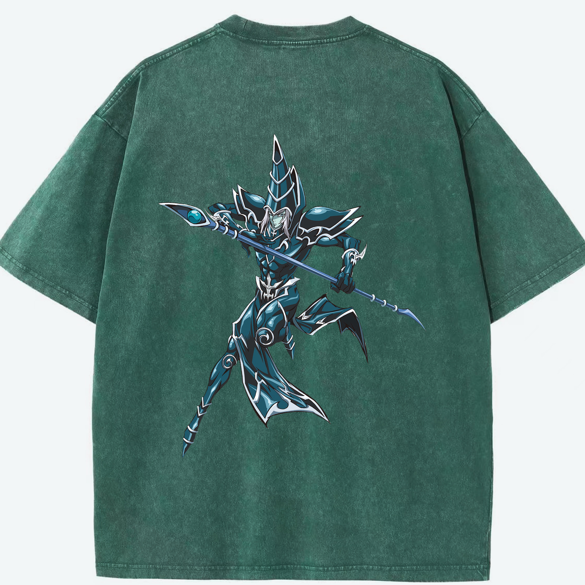 （画像用） 遊☆戯☆王 Yu-Gi-Oh! 綿100% ヴィンテージ風 半袖Tシャツ（背面プリント）